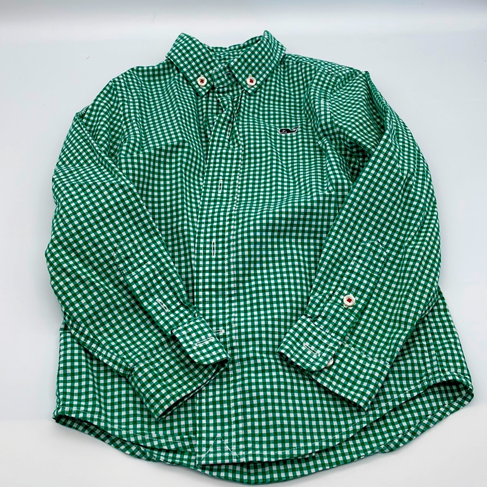 Vineyard Vines CHRISTMAS Button Down - boys size 2T